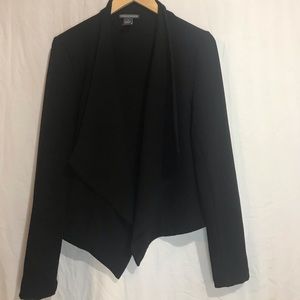 Black waterfall blazer